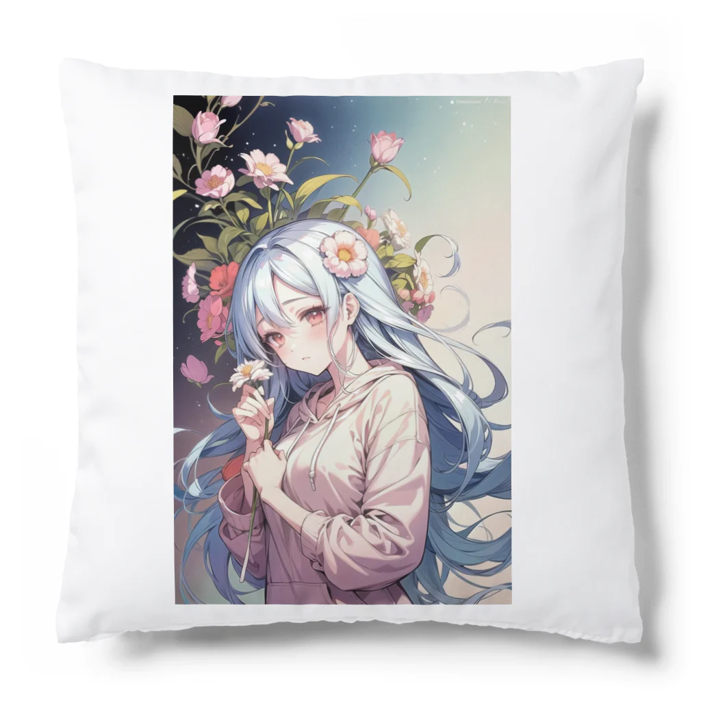 🐋うくはのお店の花と君7 Cushion