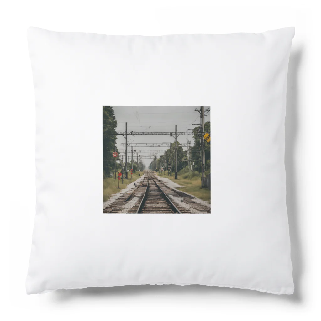 atoyuki_SHOPの鉄道レールデザイン Cushion