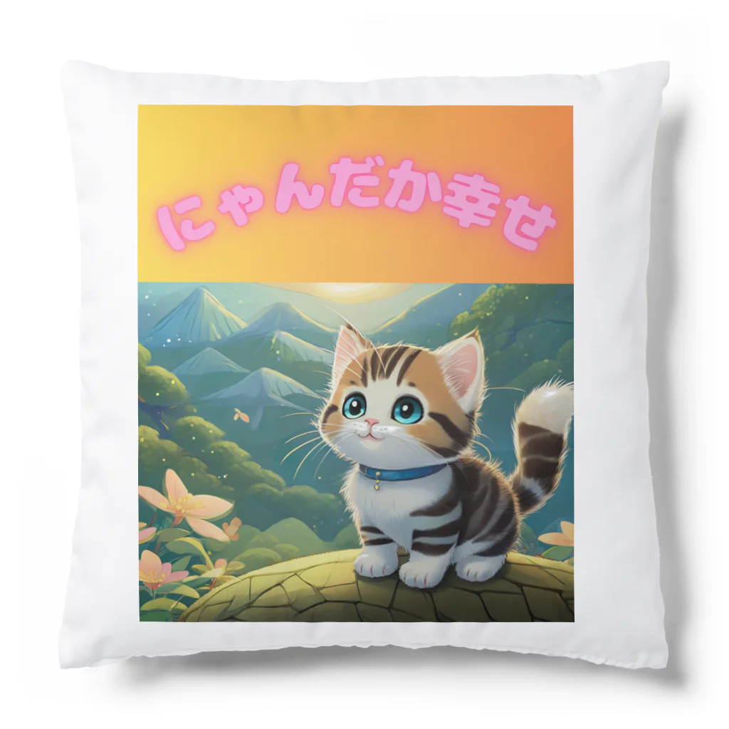 InkCraftsのかわいい猫 Cushion