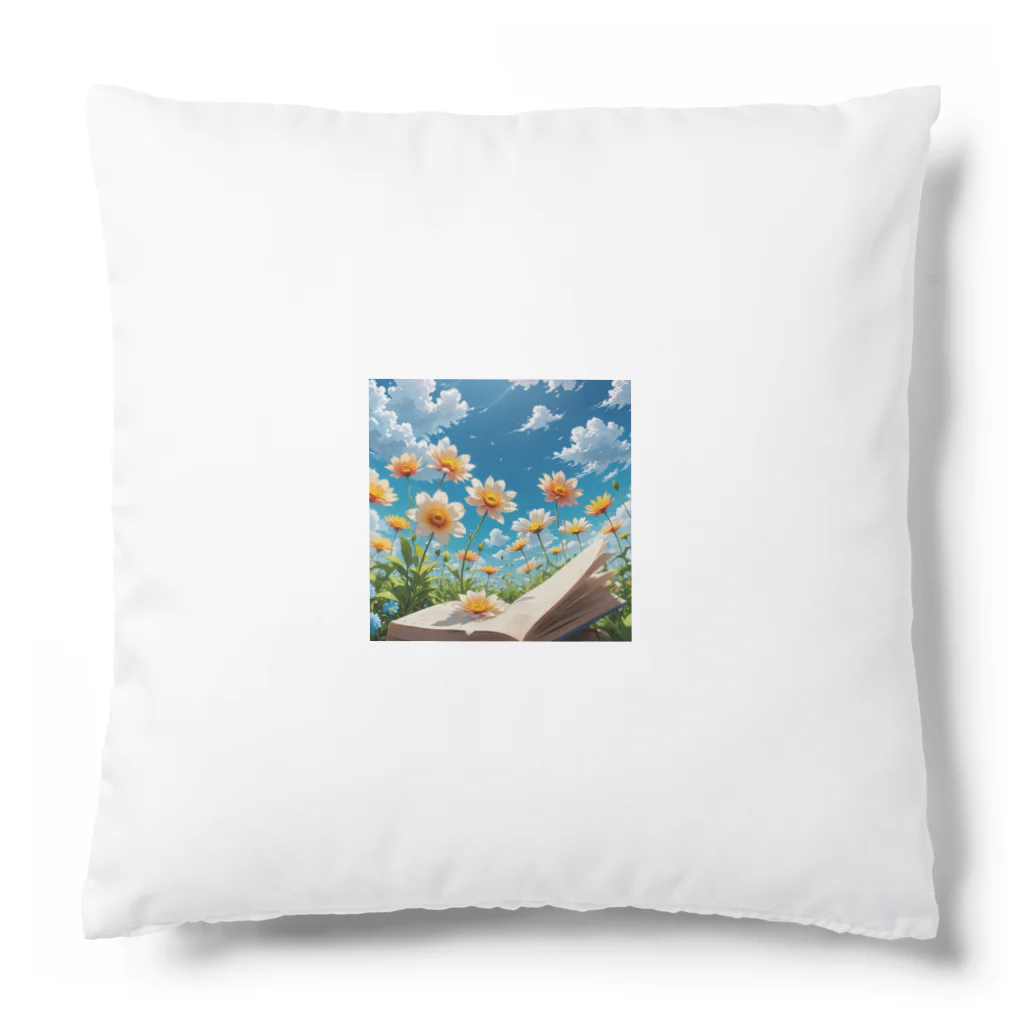 OTIRUBUTUBUTUの文字から咲いた花 Cushion