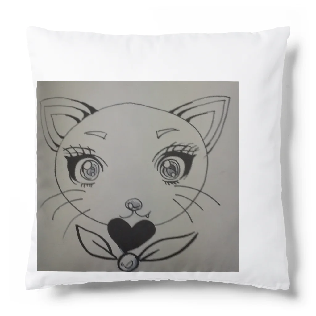 Carawayのハートのねこ Cushion