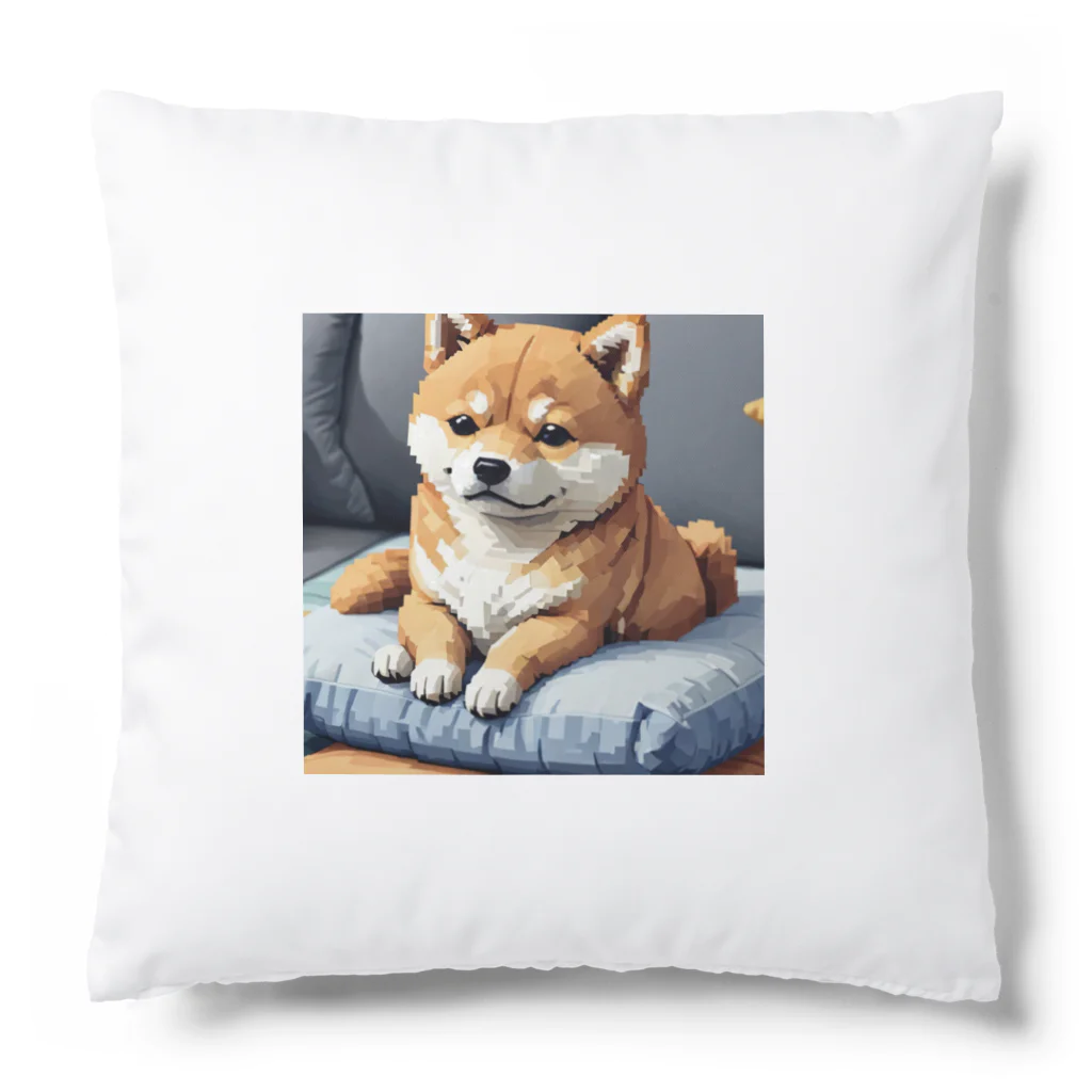 oricoricoのクッションの上でくつろぐ柴犬 Cushion