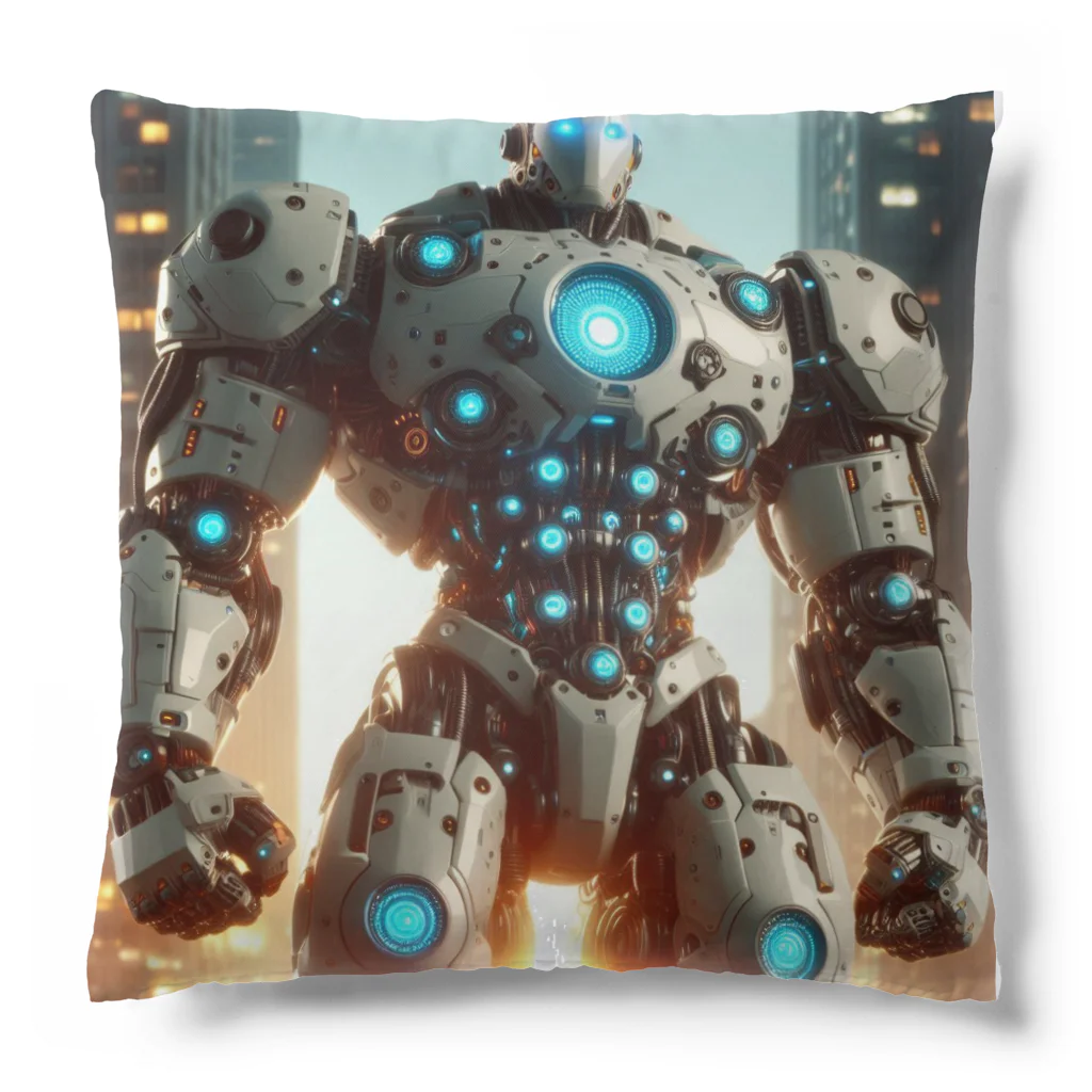 bungorouの未来を担うヒーロー：人型ロボット「BLUE」 Cushion