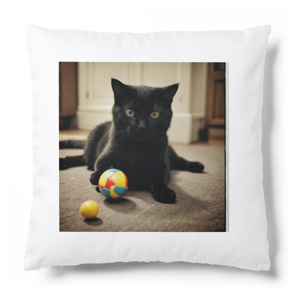 LittleHorseの遊ぶ猫 Cushion