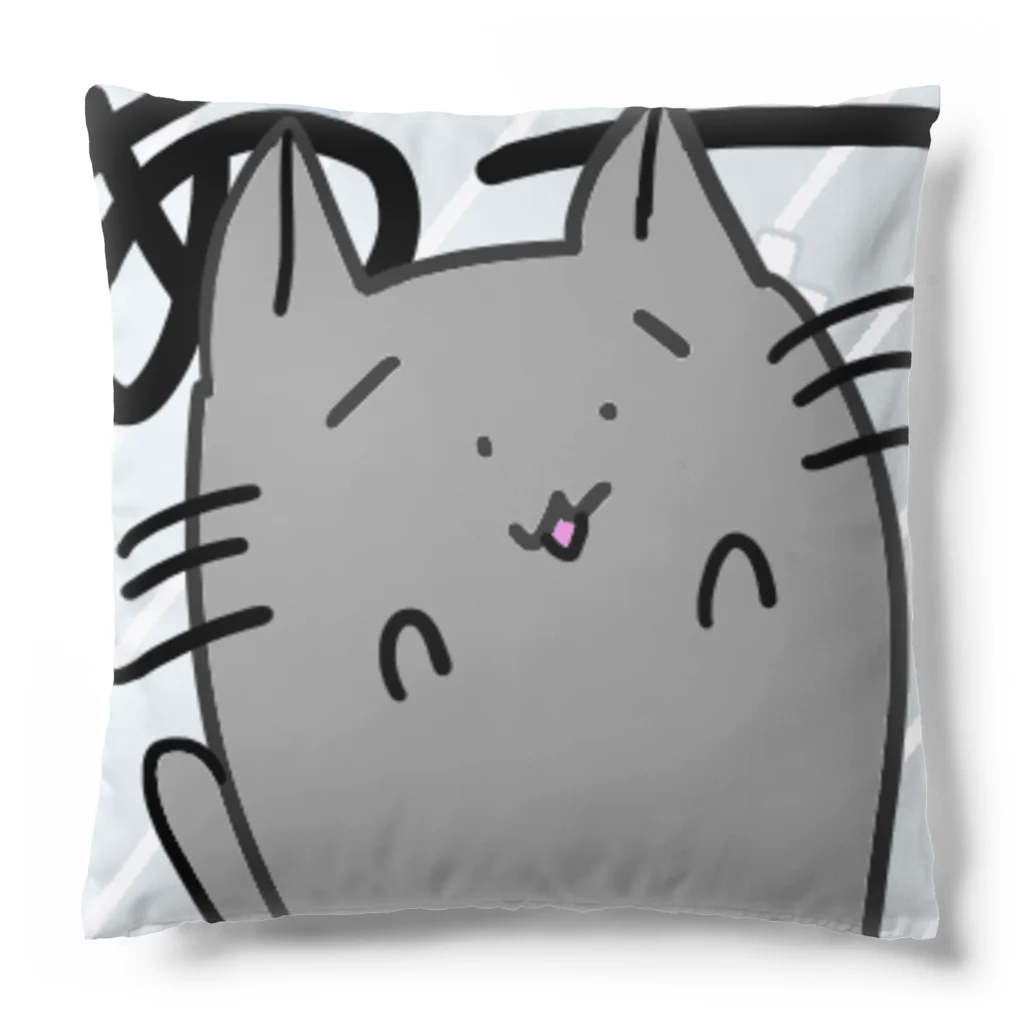 銀羽アニタ🩶🐈‍⬛@個人勢VTuberの銀羽アニタ(マスコット) Cushion