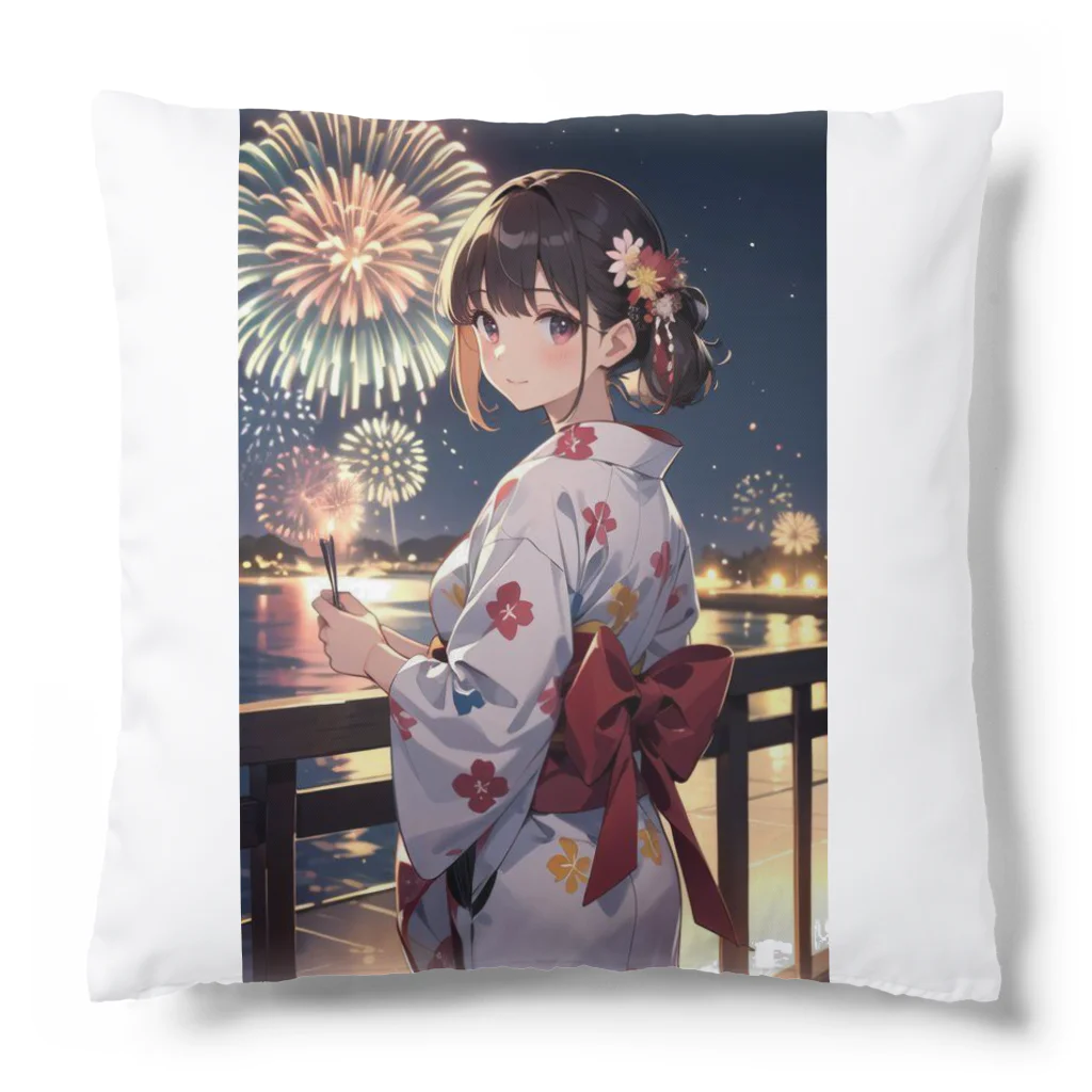 858ショップの花火デート Cushion