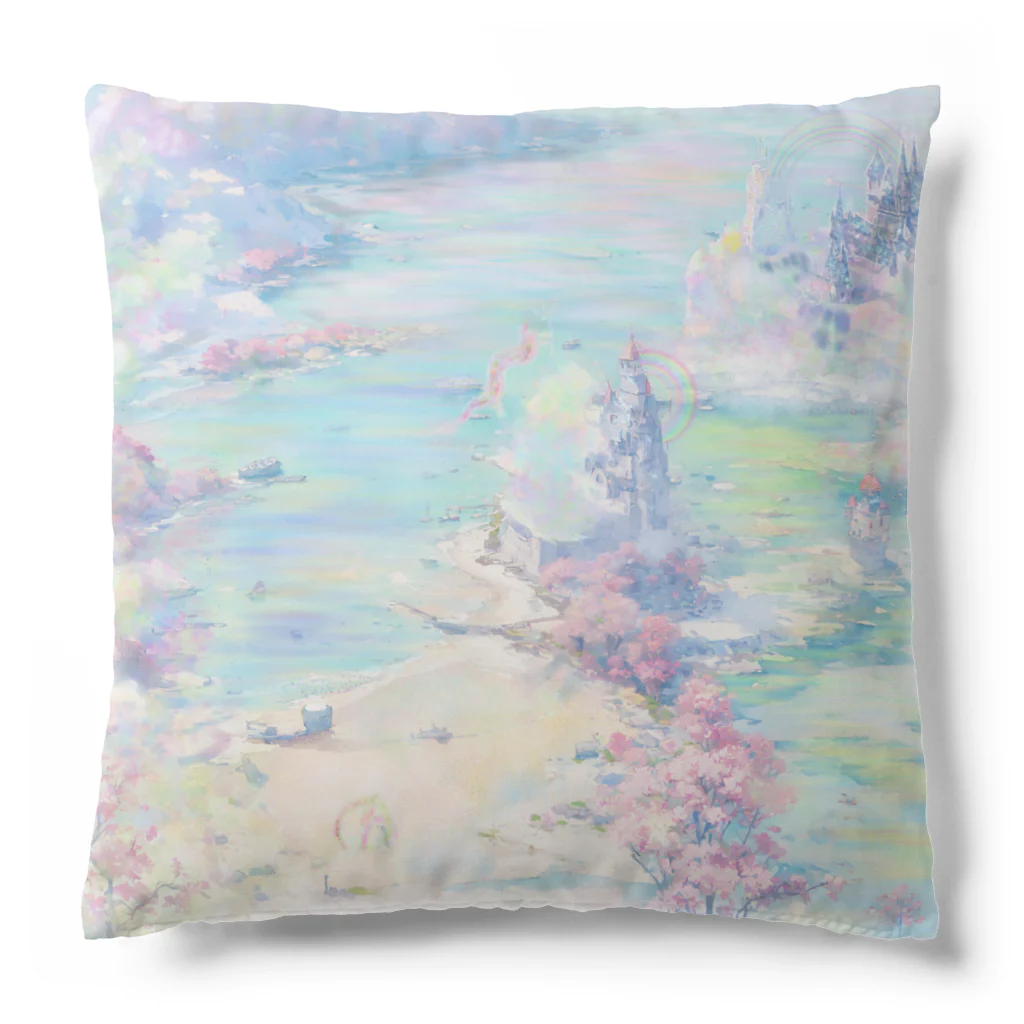 幻想世界のイーハトーブの幻風景 Cushion