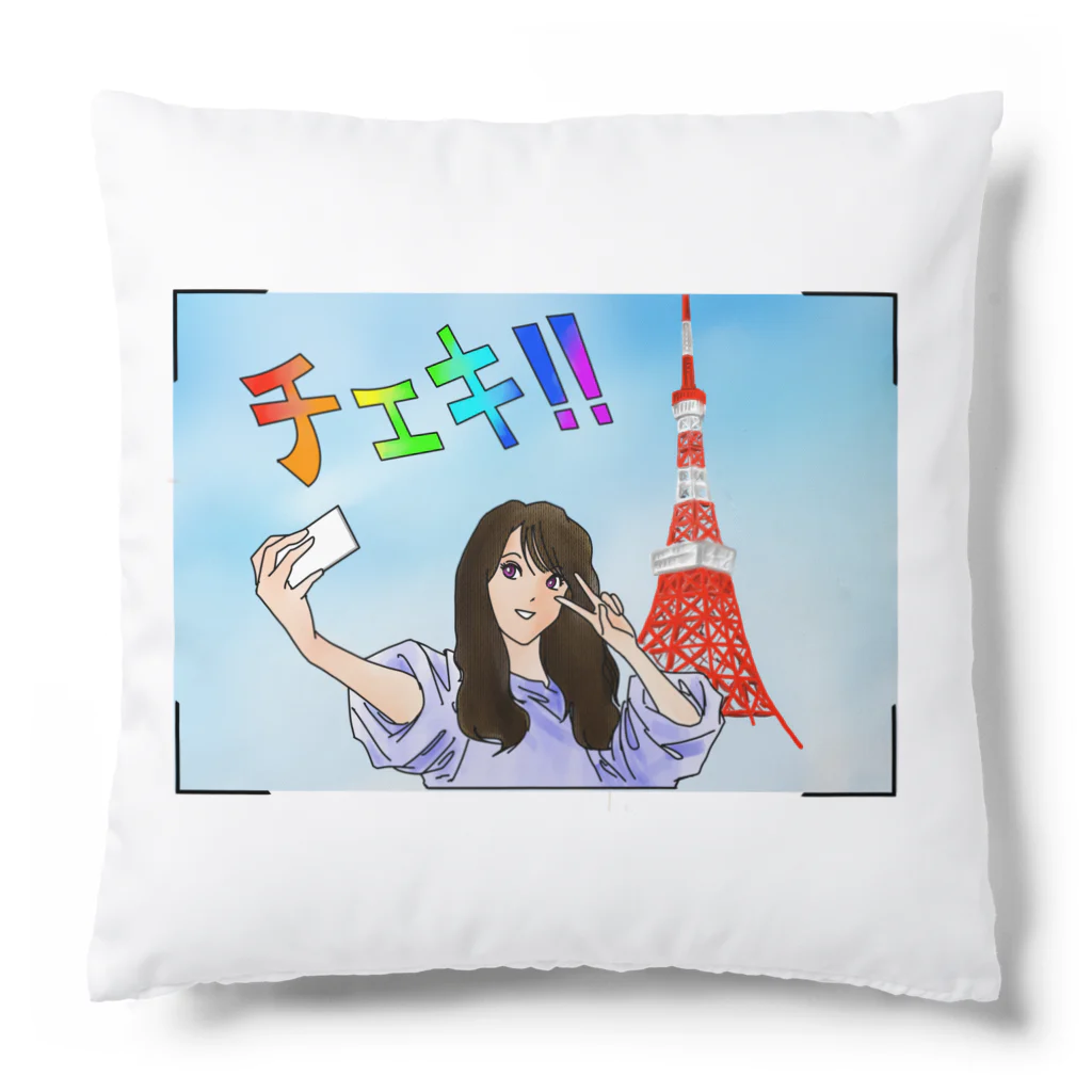 ONPu.ARTのチェキ　カラーバージョン Cushion