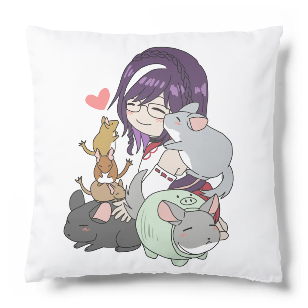 Chinchilla’ｓ（ちんちら～ず）の葉月なちゅえ＆ほわぷりちんちらーずコラボグッズ Cushion