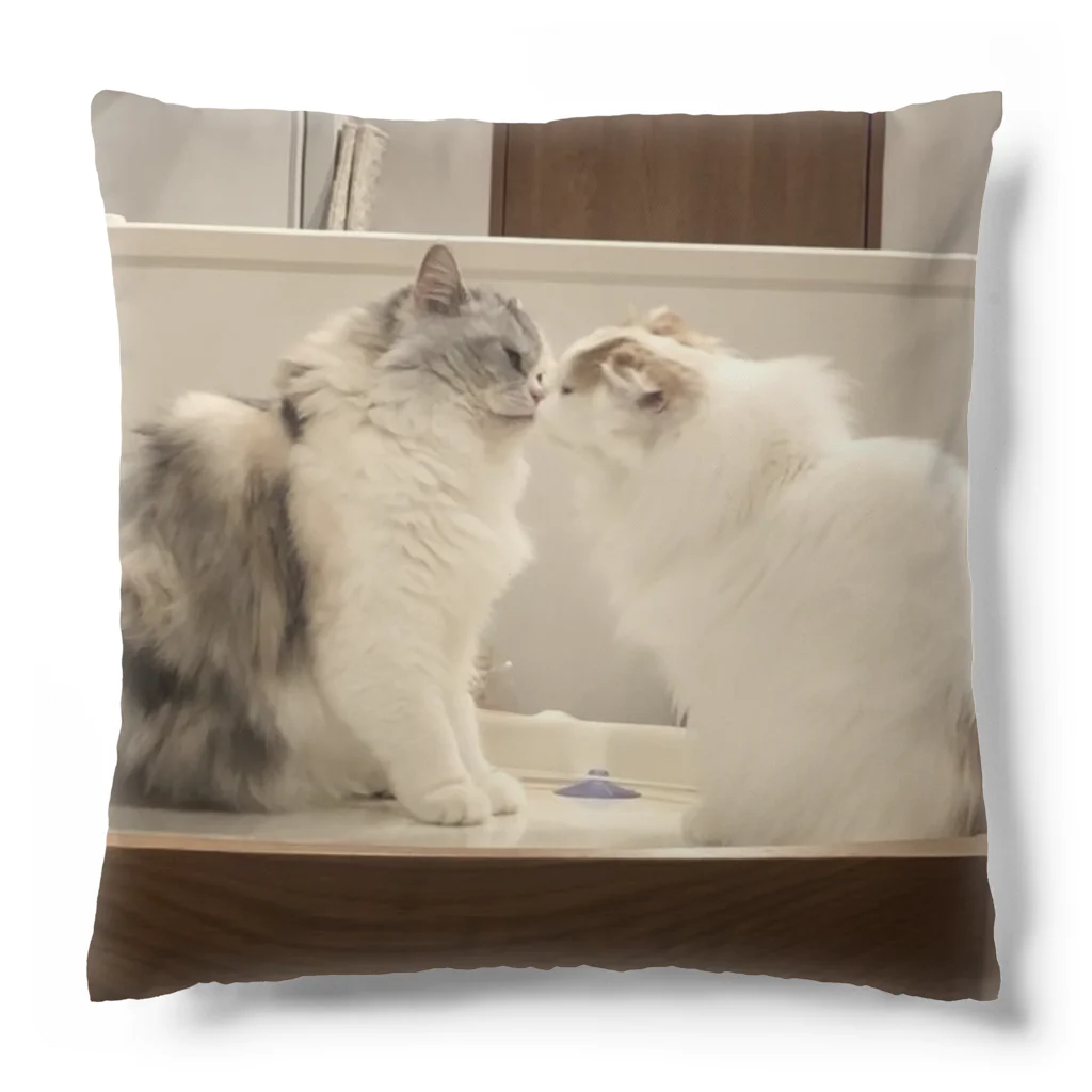 子猫のフッキャム公式ショップの姉妹愛 Cushion