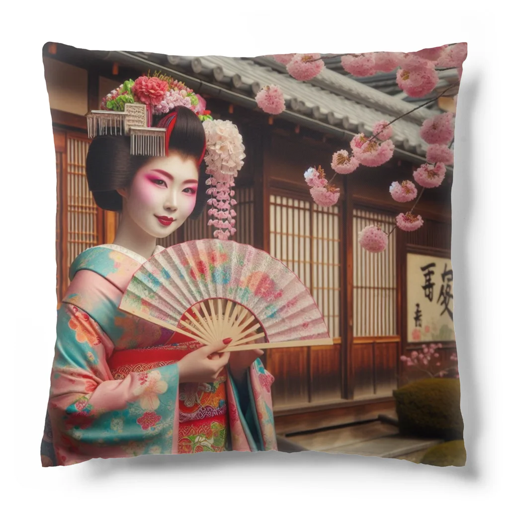 夜兎の花魁 Cushion