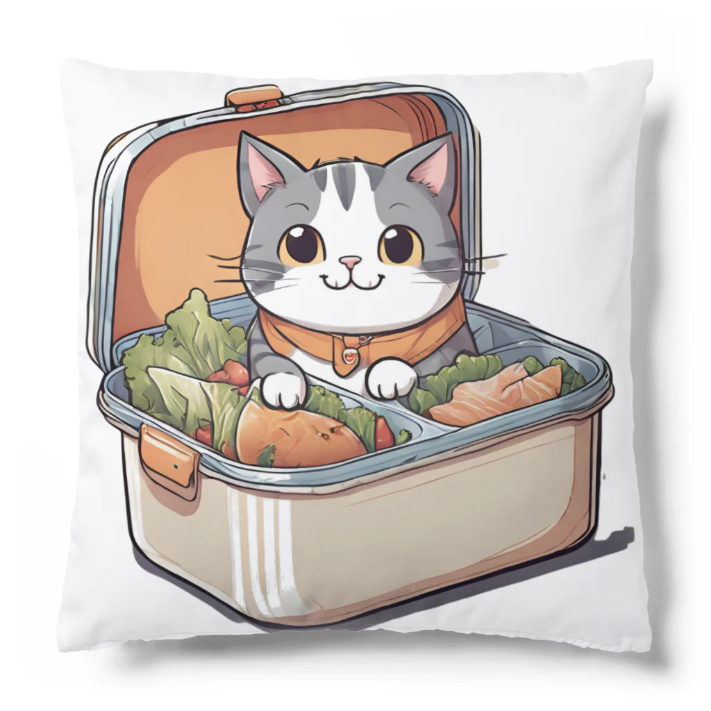 HIROYAN5935のキャットランチボックス Cushion