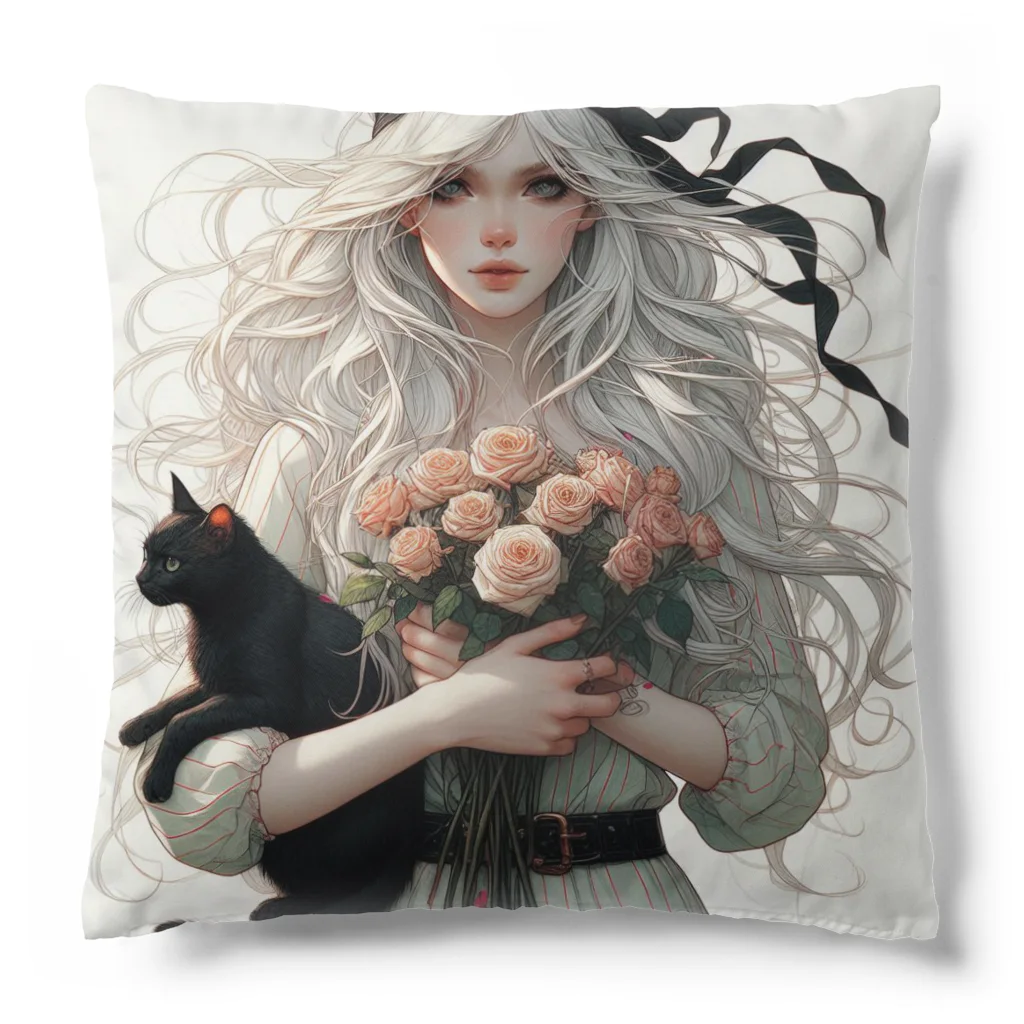 cocoa8877の誕生日に薔薇を贈る Cushion