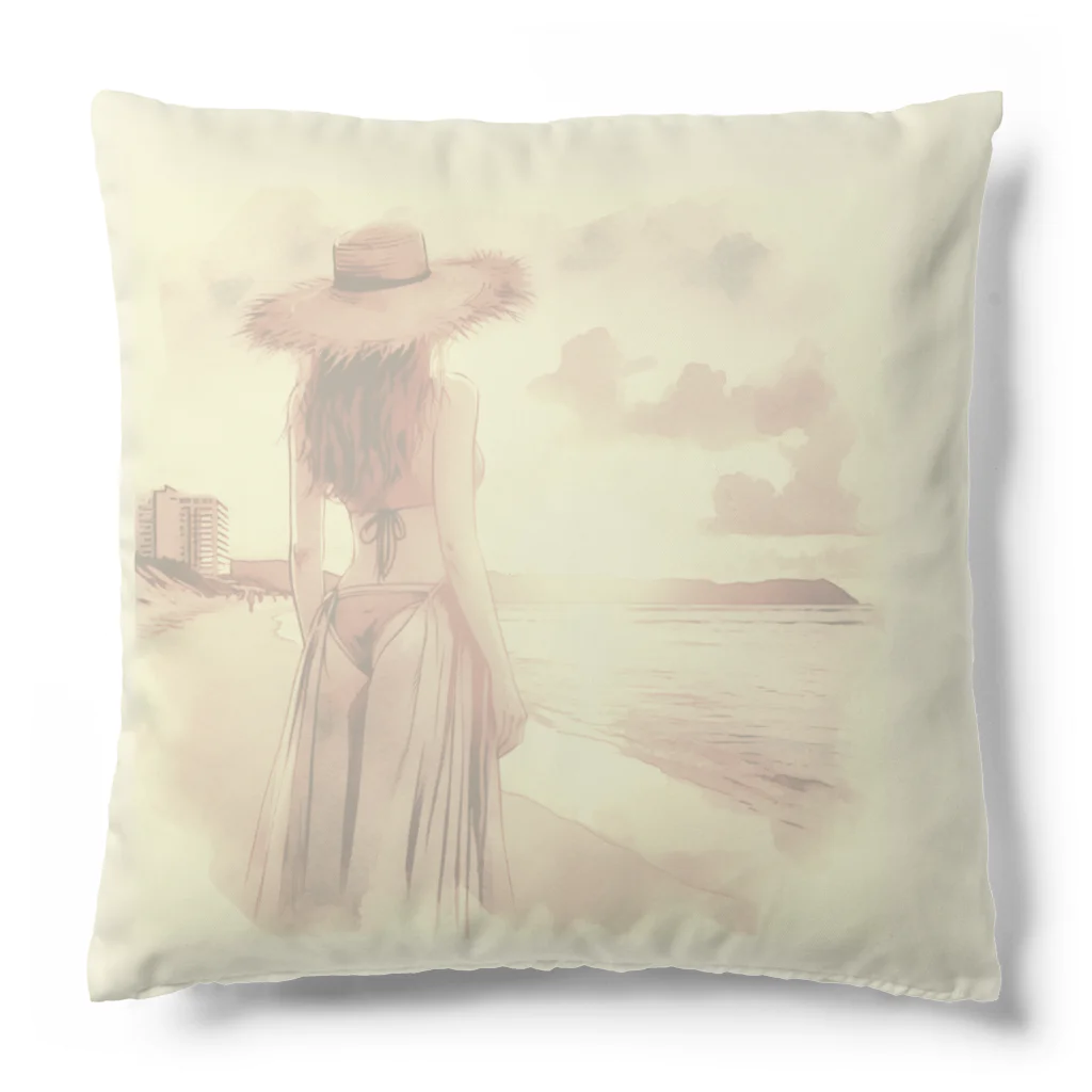 kumainchouのsunset  transparent Cushion