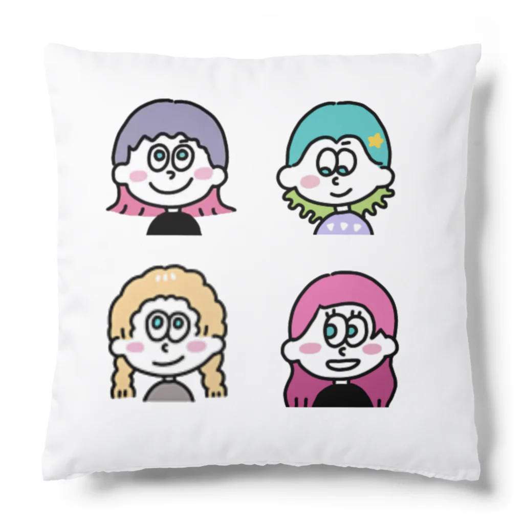 ★Mayamaya★の★ポップな女の子の笑顔★④ Cushion