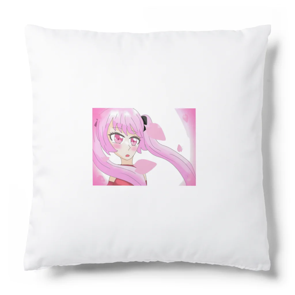 flakey108の夢見る少女(桜) Cushion