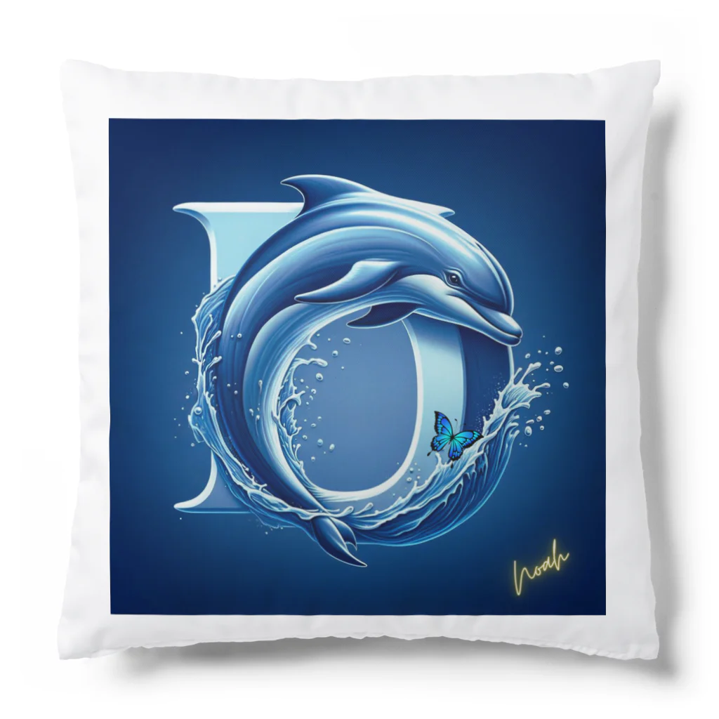 NaturalCanvasのDolphin Cushion