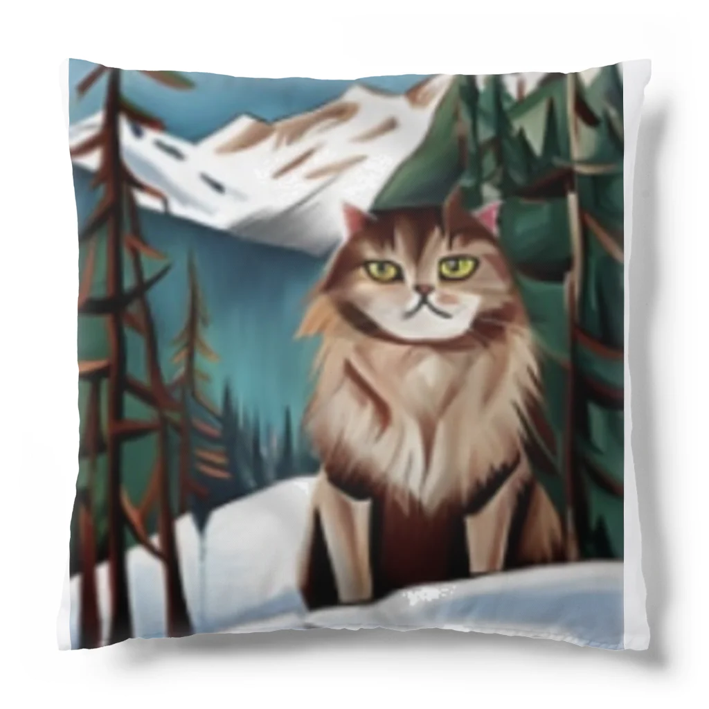 Ppit8のI live in Snow Mountain. Cushion