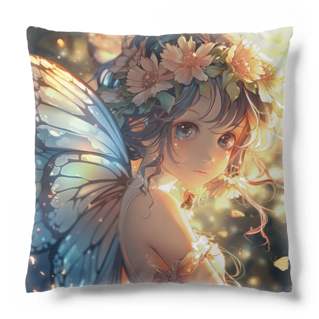 AQUAMETAVERSEの花の妖精　Tomoe bb 2712 Cushion