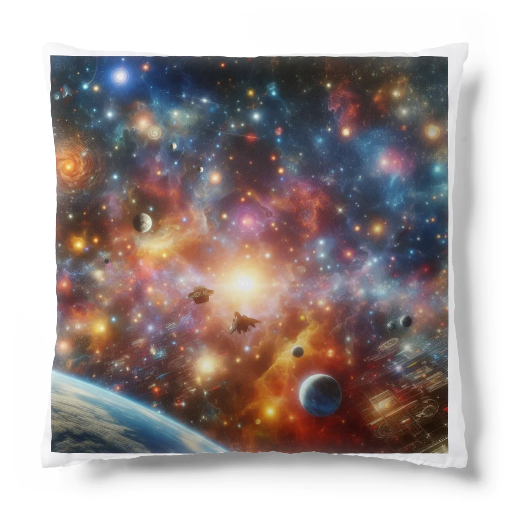 何でもありデザインの広大な宇宙 Cushion