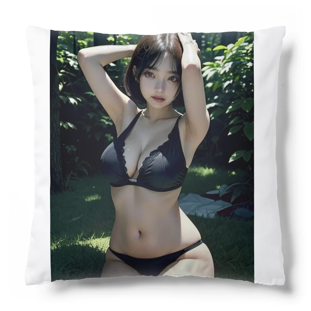 レールファン&スピリチュアルアイテムショップのＡＩ美女 Cushion