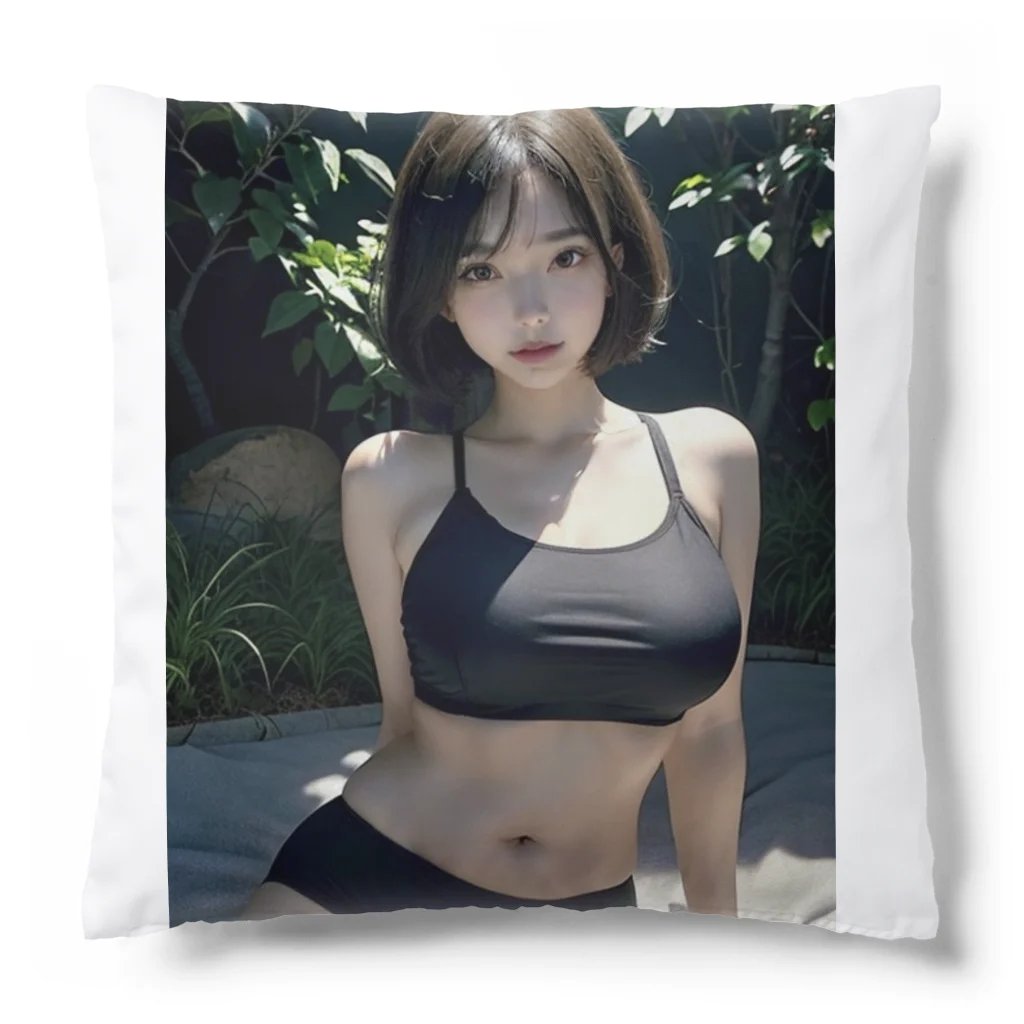 レールファン&スピリチュアルアイテムショップのAI美女 Cushion