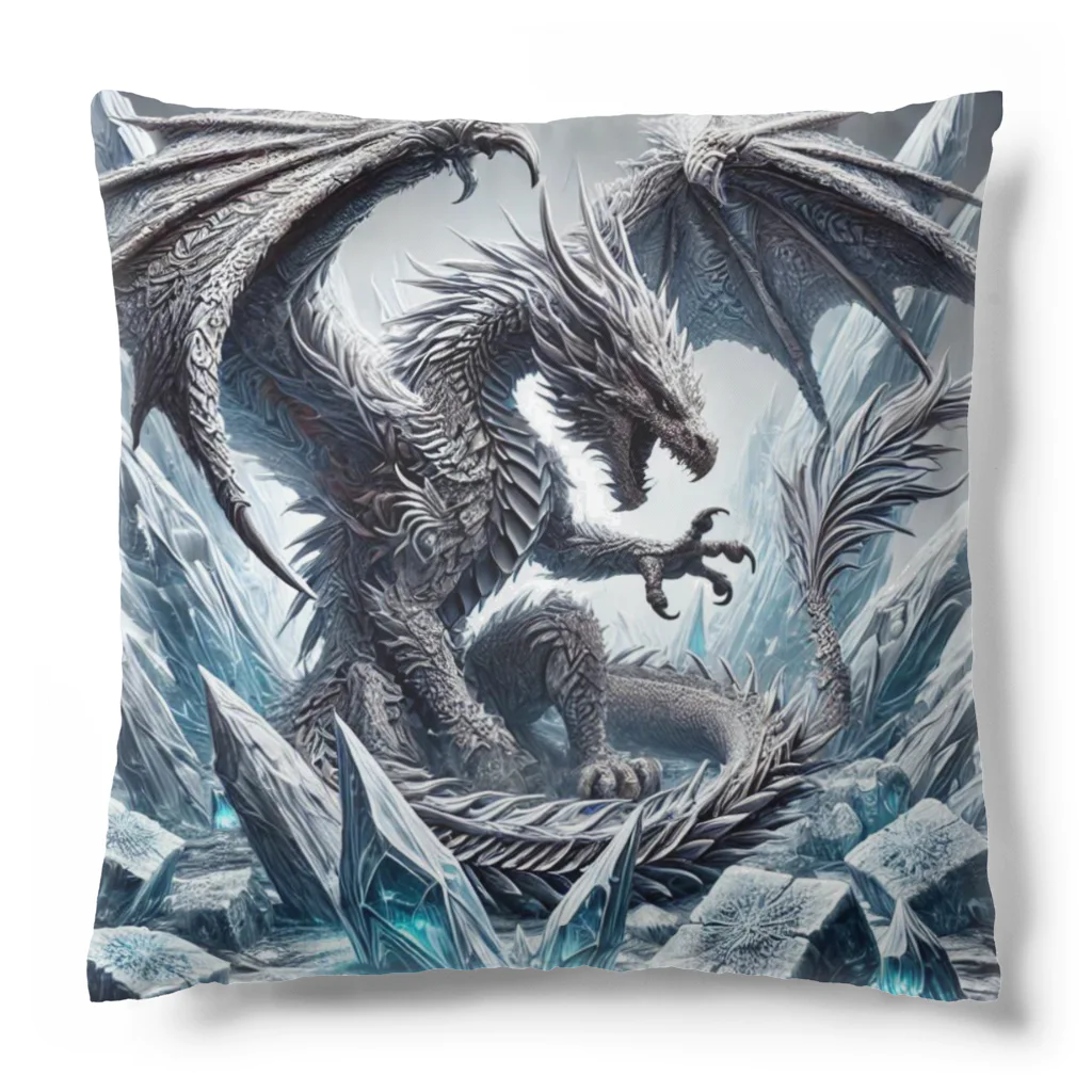 ryu1220の氷とドラゴン Cushion