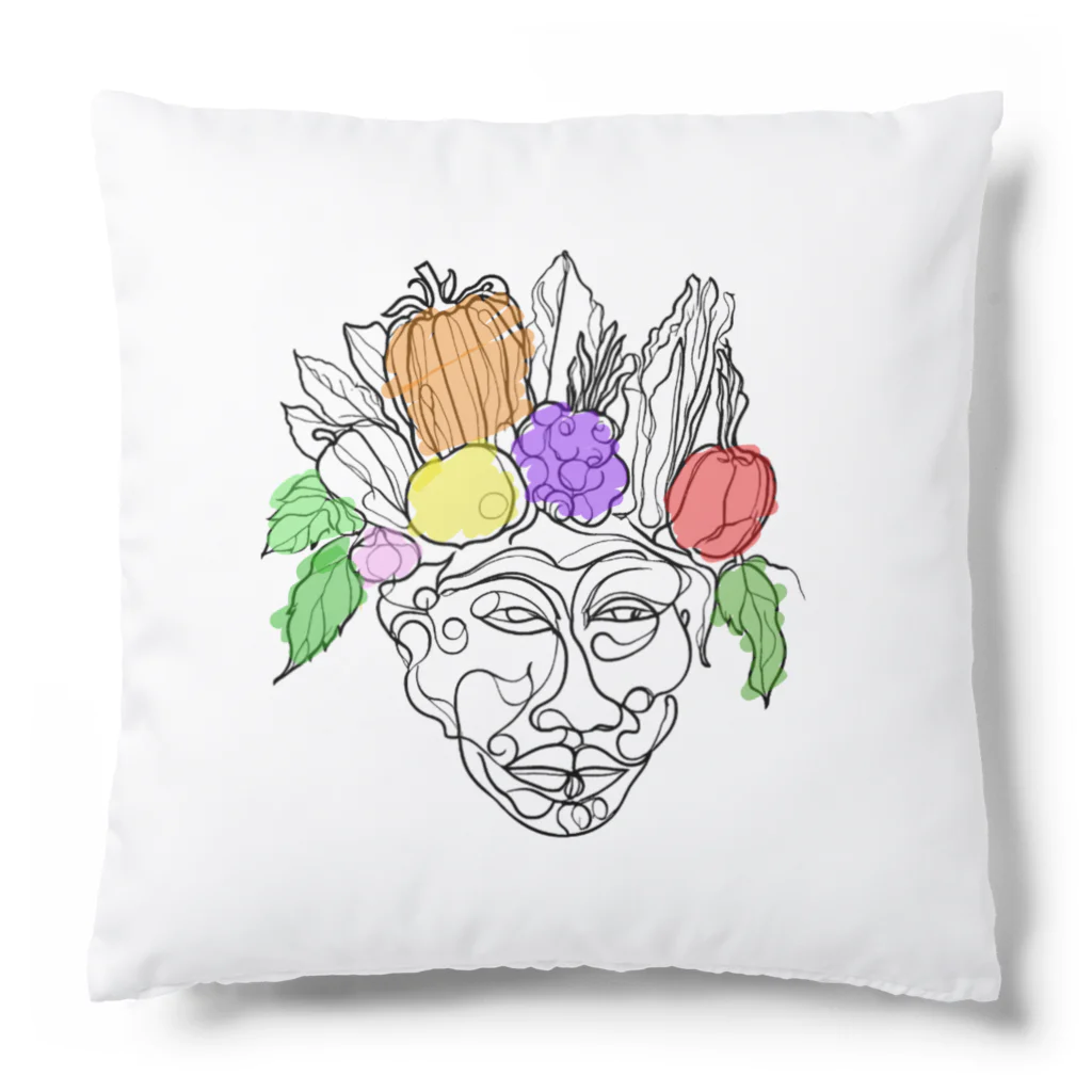 A-KdesignのArcimboldo風 Cushion