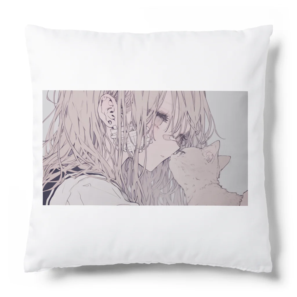 as -AIイラスト- の心配 Cushion