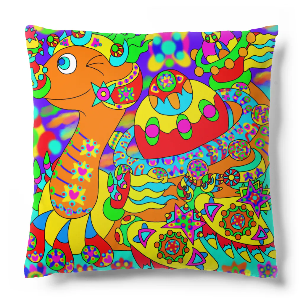 どりほぷの星を守る竜・首長竜タイプ Cushion