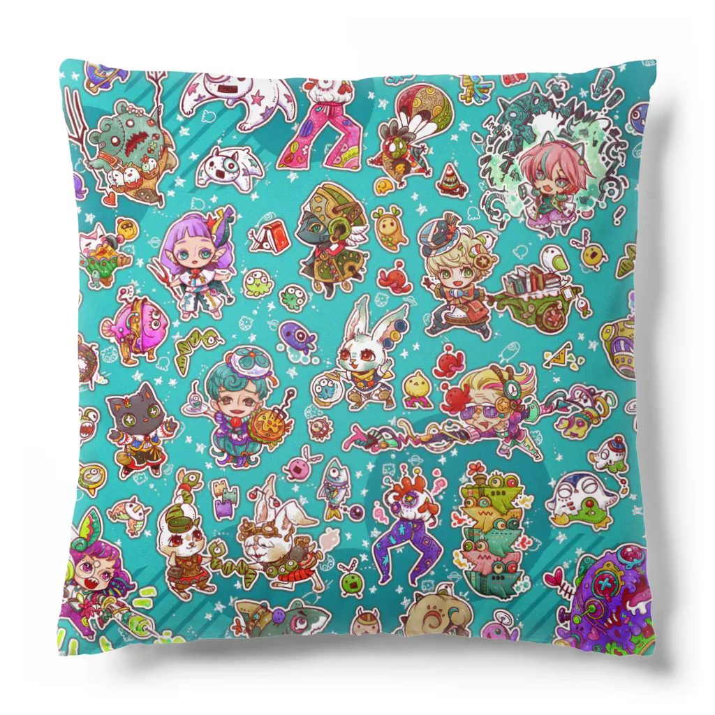 海の底のお店のちびっこワークスB Cushion