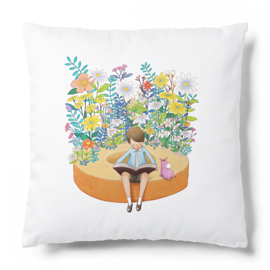 toshimaruの花とバームクーヘン Cushion