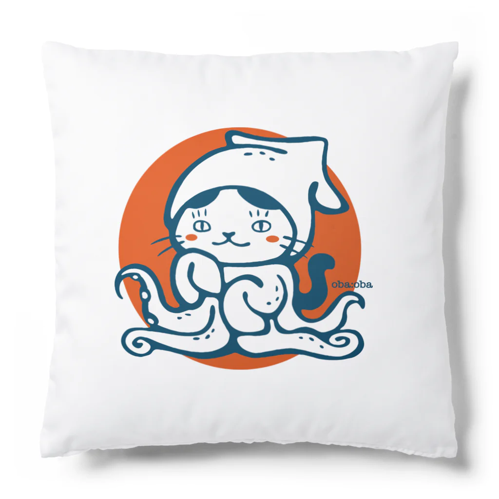 oba:obaのイカサマネコ Cushion