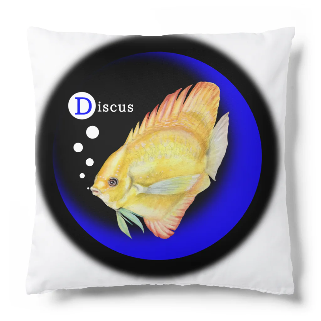 idumi-artの青い月と熱帯魚🐠 Cushion