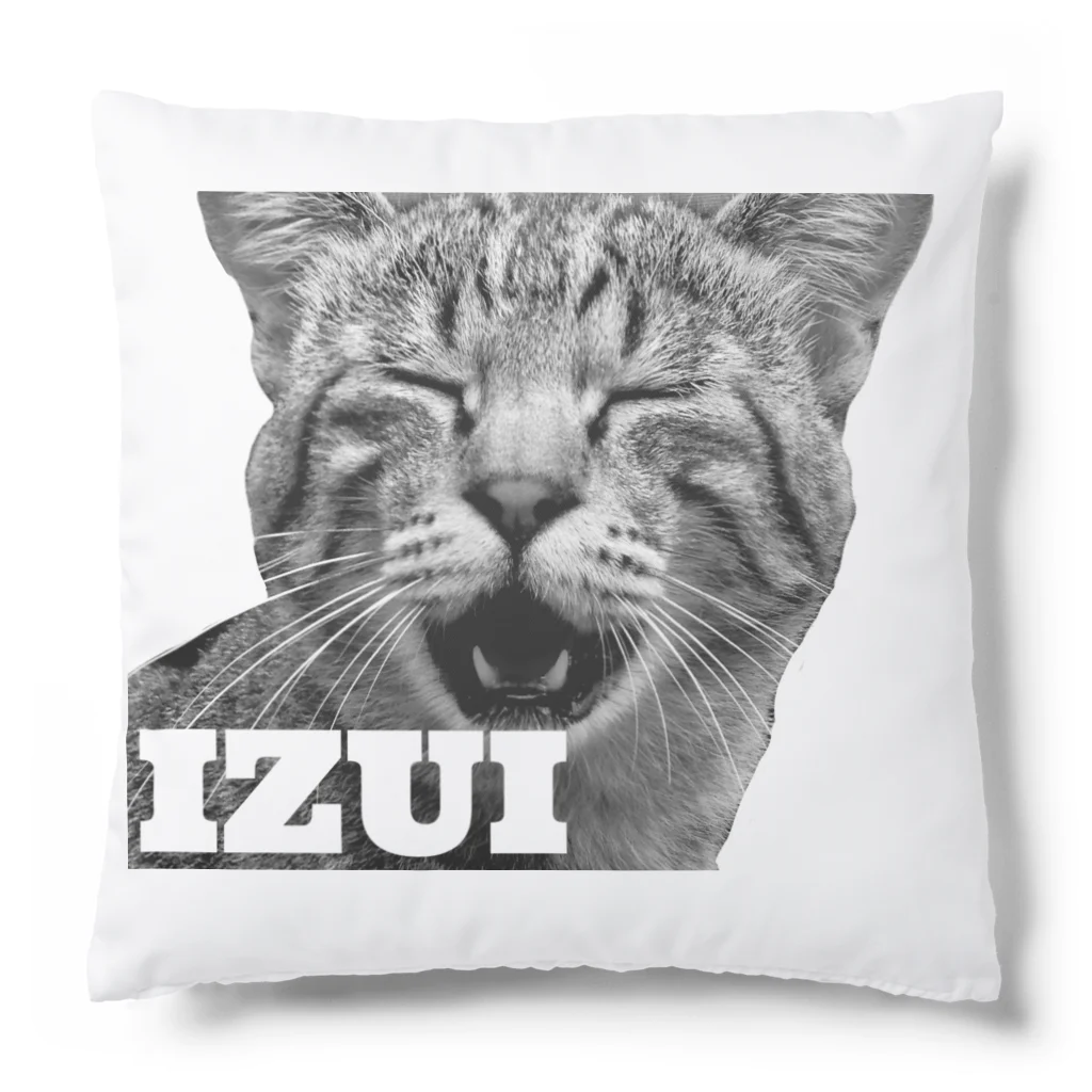 ちばっちょ【ち畳工房&猫ねこパラダイス】の宮城の方言・いずい猫 Cushion