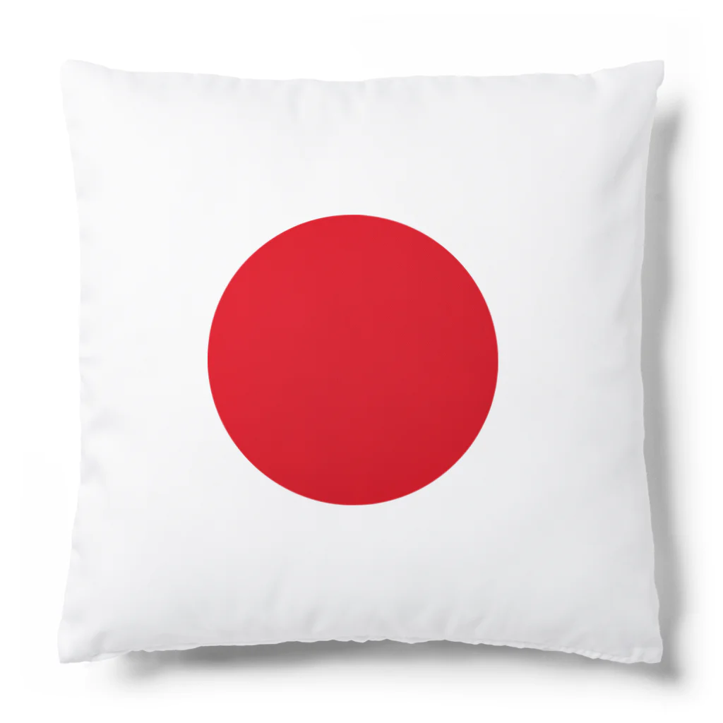 ゴロニャーのダサT屋さんの日本 JAPAN 国旗 日の丸 赤丸 クッション