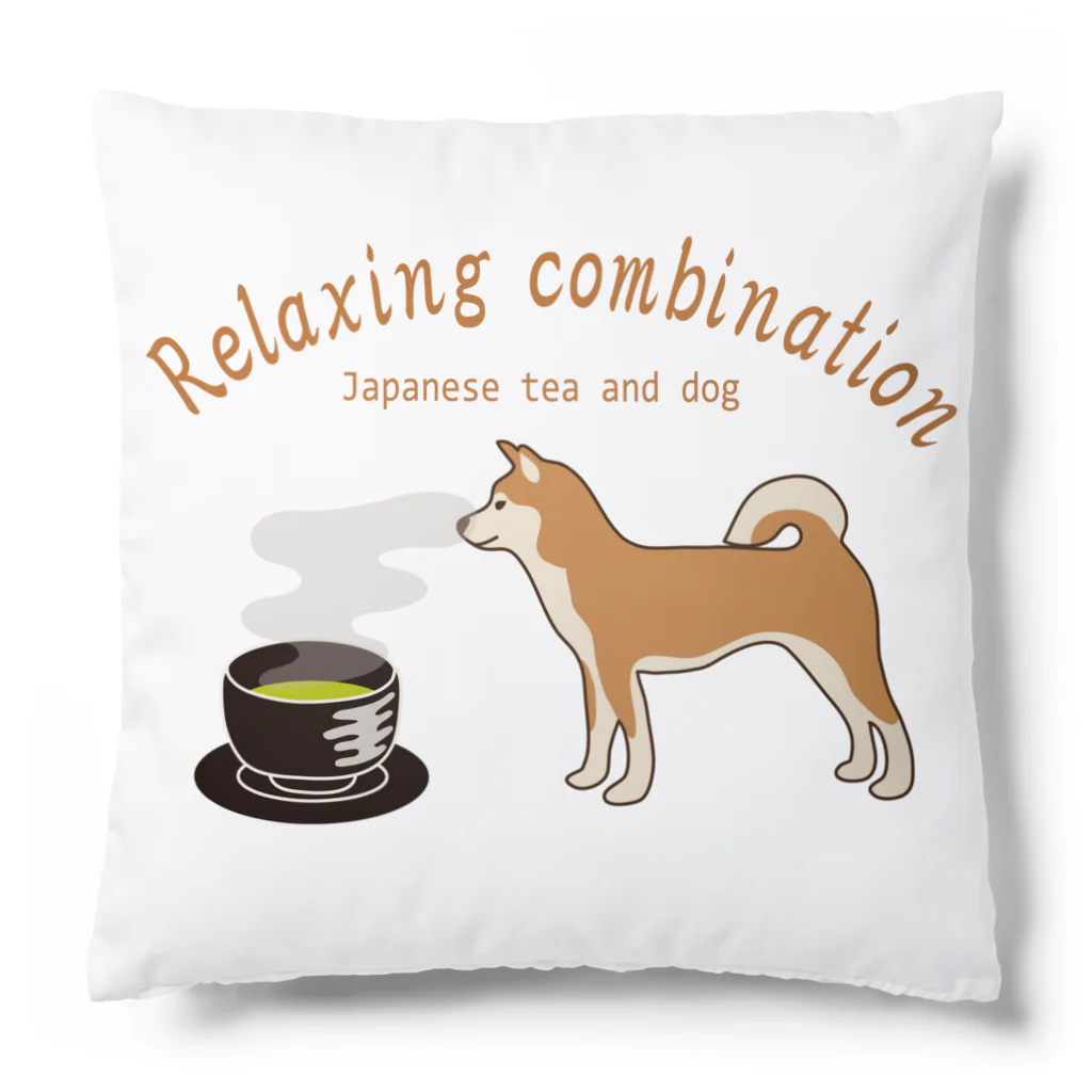 キッズモード某の日本の犬とお茶  Cushion