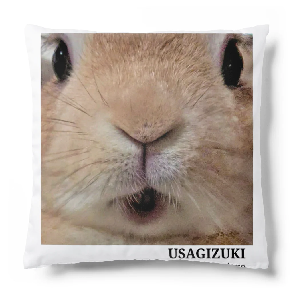 j8ie de vivre♪のUSAGIZUKI うさぎのアップ Cushion