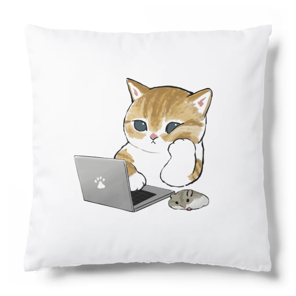 mofusandの在宅勤務にゃん Cushion