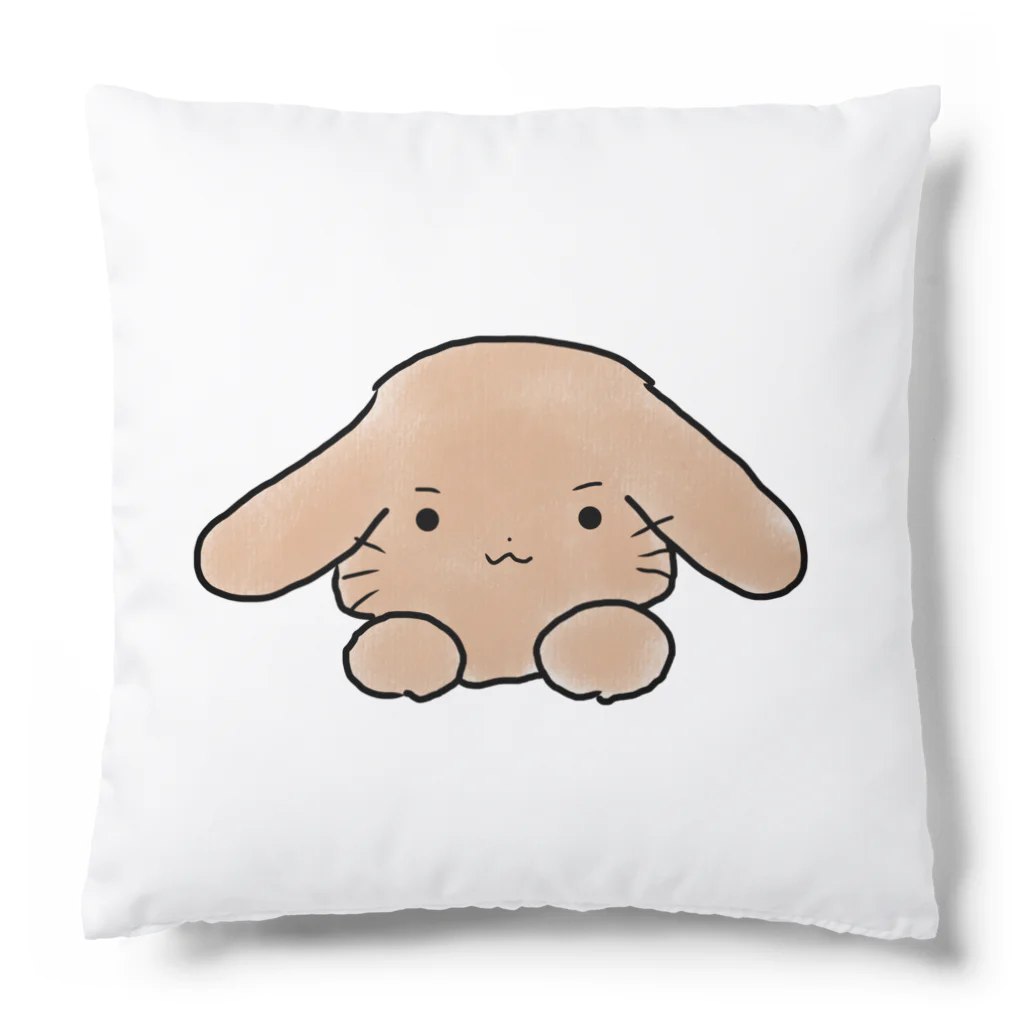 おこじょ。のお店(okojyo9 store)の薄茶くん(仮) Cushion