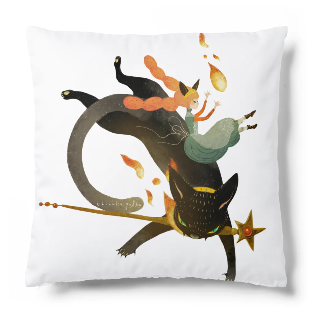 chirukapolkaの水の魔法 Cushion