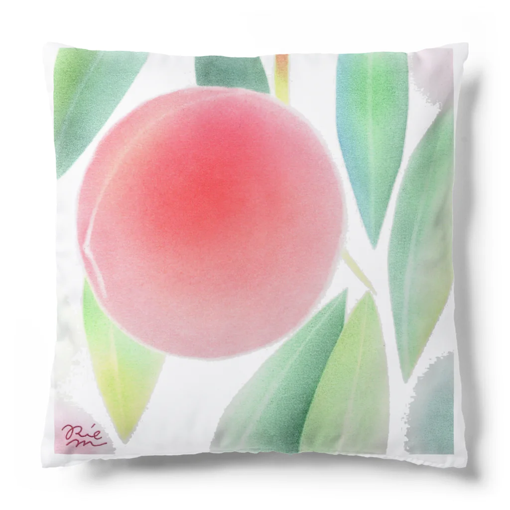 ミズノ リエ　グッズのミズノ リエ 「桃」 Cushion