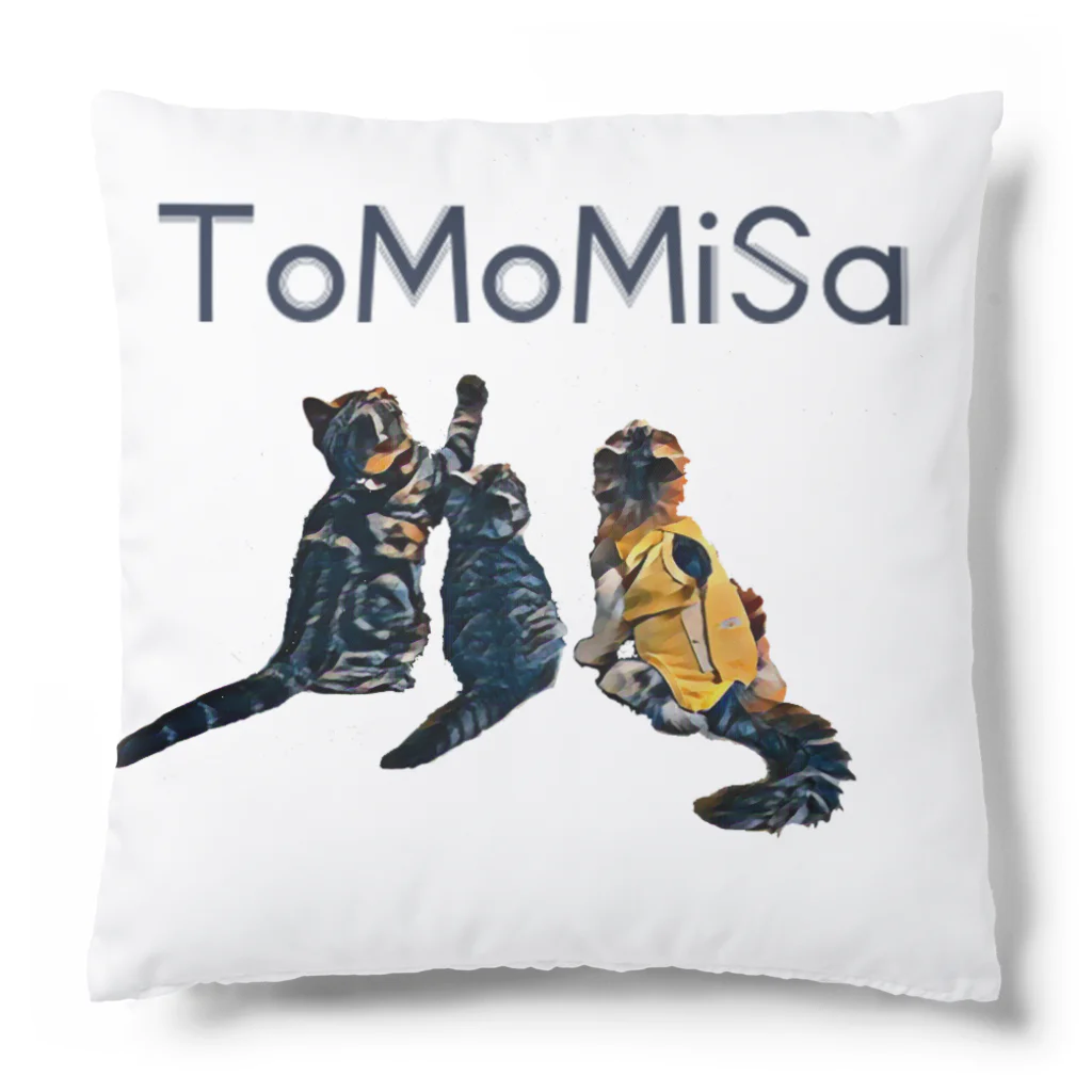 ToMoMiSaのToMoMiSa 猫ロゴ クッション