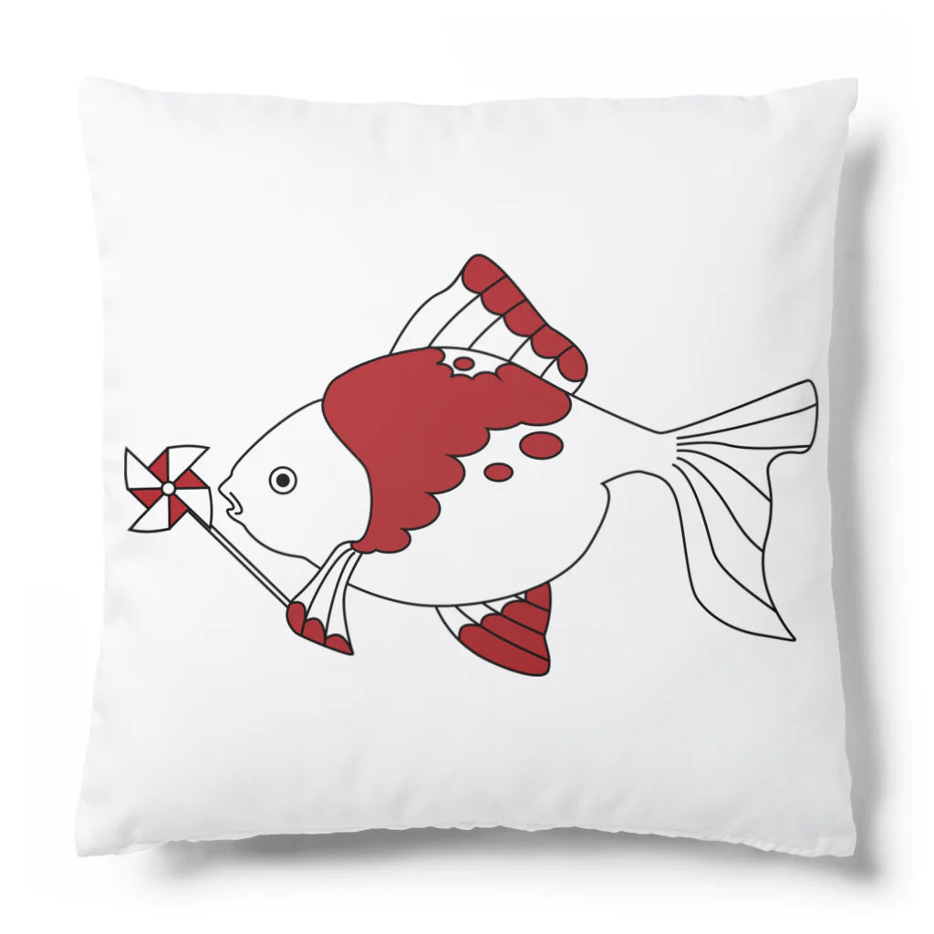 Amiの風車白金魚 Cushion