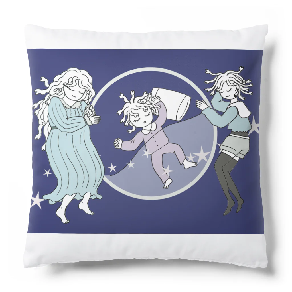 杜の魚のおやすみメデューサ Cushion