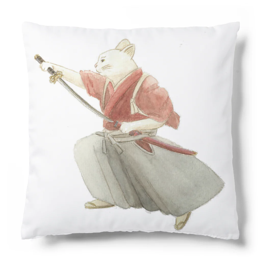 Amiの赤侍猫 Cushion