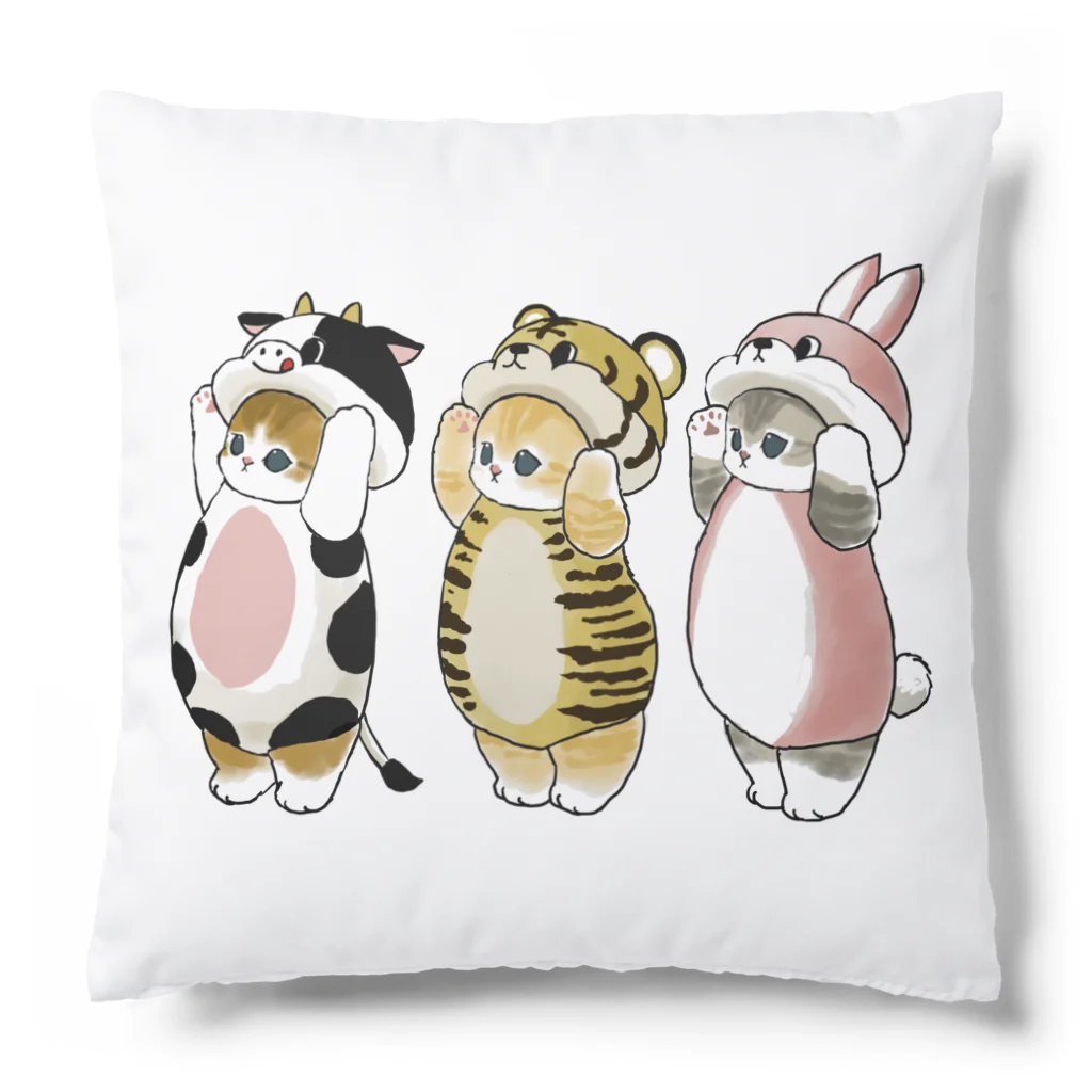 mofusandの被り物にゃん Cushion