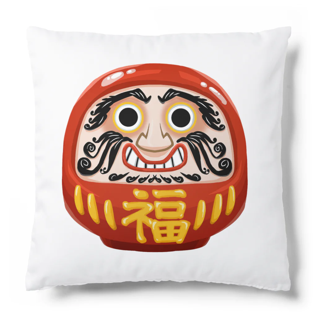 堀越ヨッシーのお店（SUZURI支店）のダルマさん Cushion