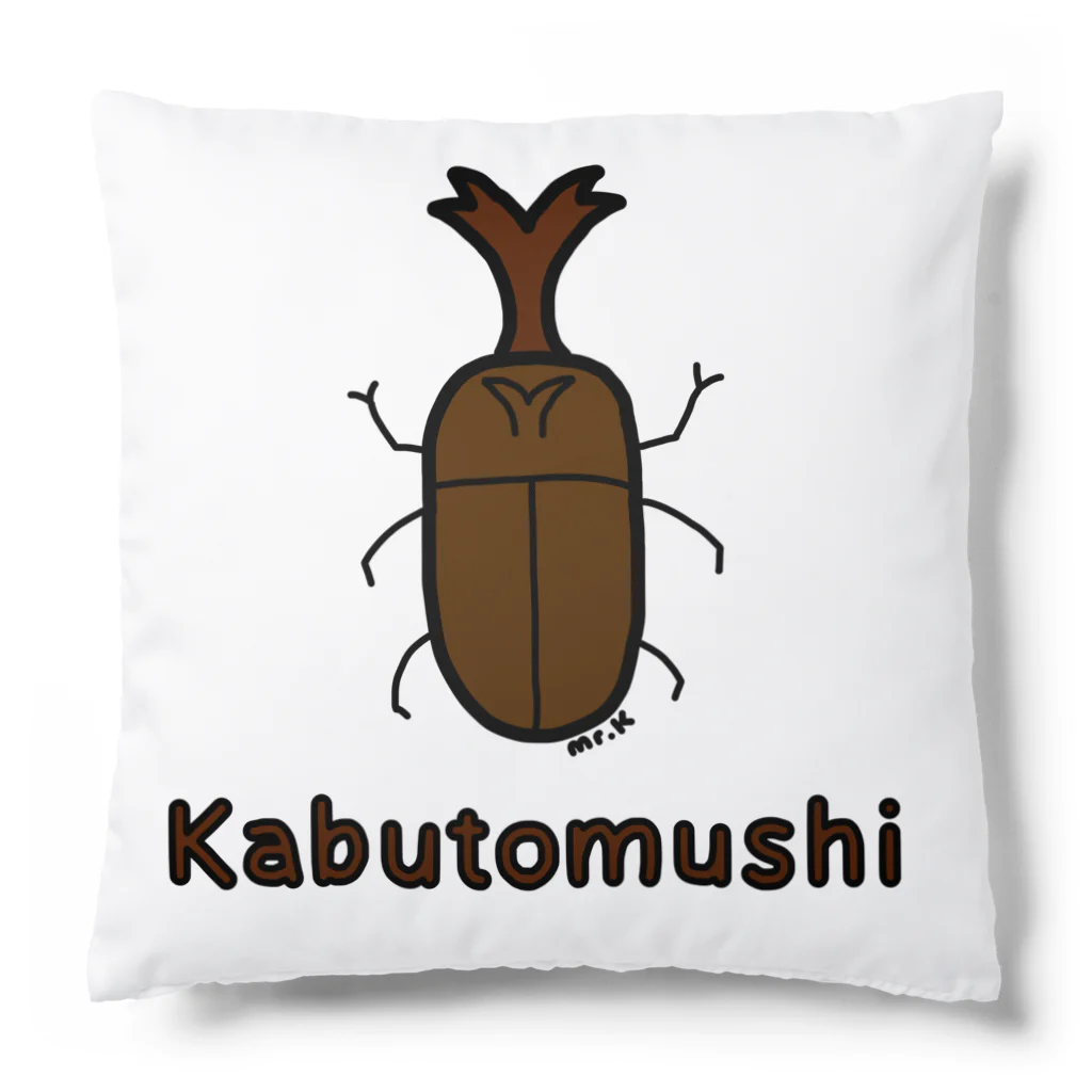 MrKShirtsのKabutomushi (カブトムシ) 色デザイン Cushion