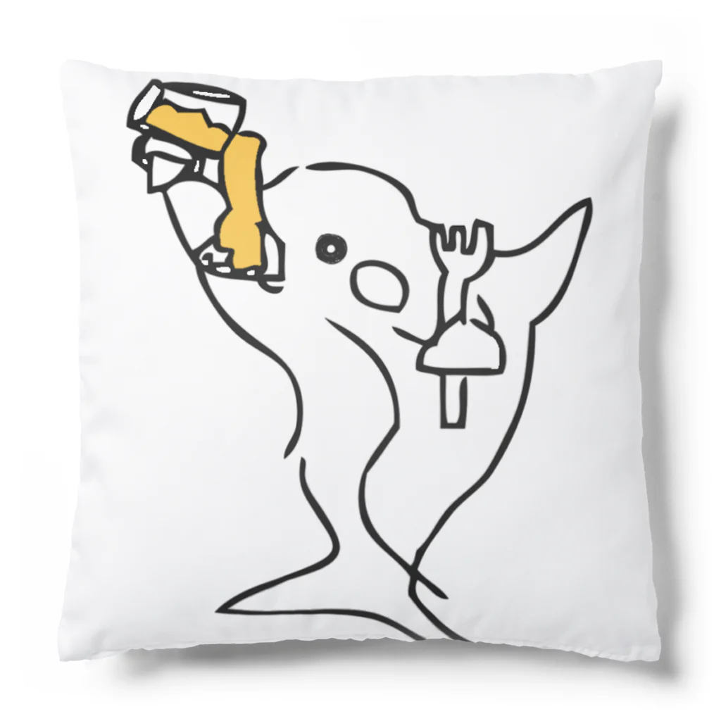 CAFFE & DINING SHACHIのビールがぶのみしゃちくん Cushion